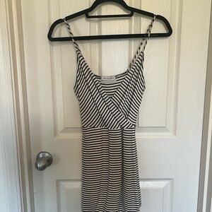 Urban Outfitters Black and White Striped Mini Dress